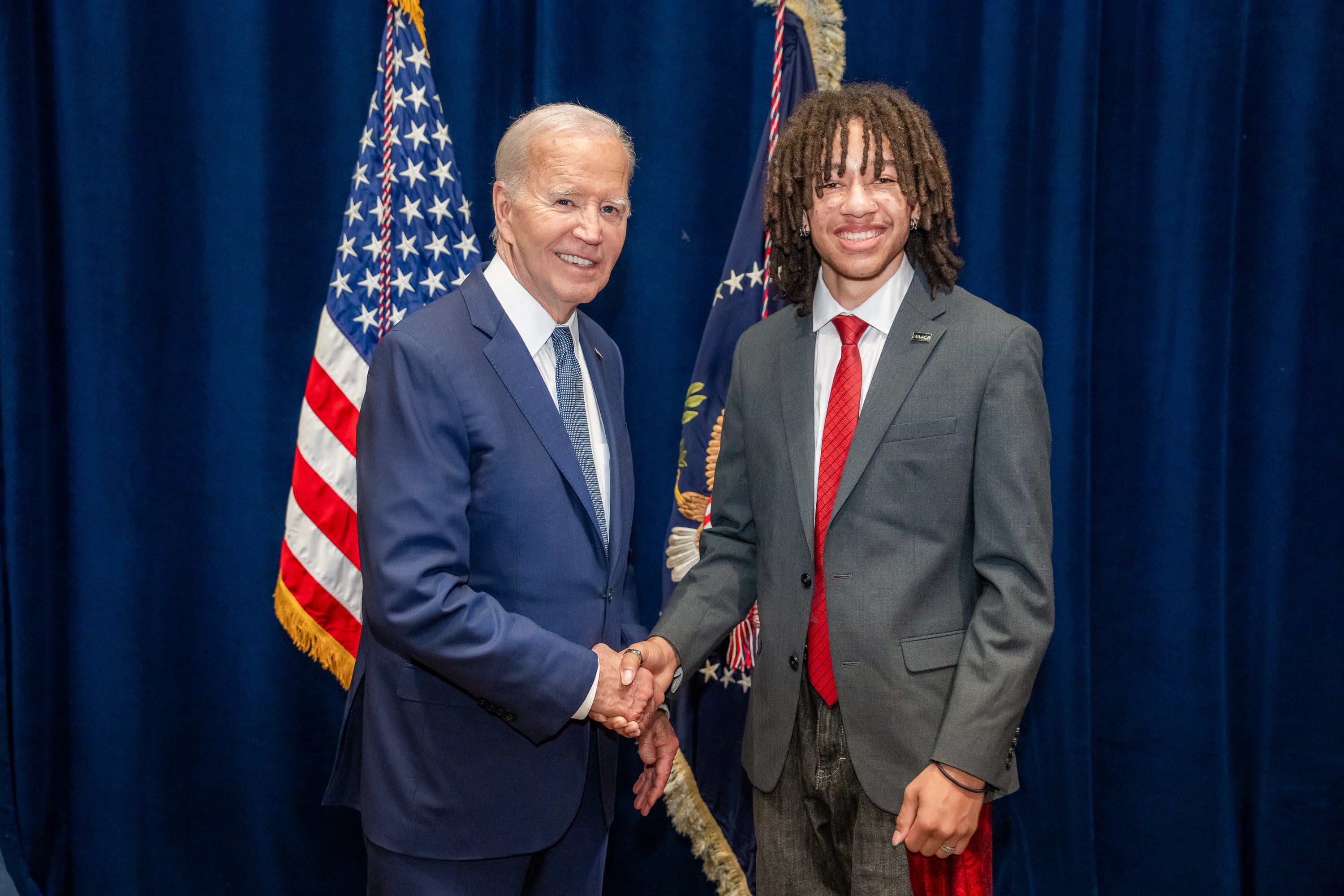 In my own pants, with President Biden, Vague Soul